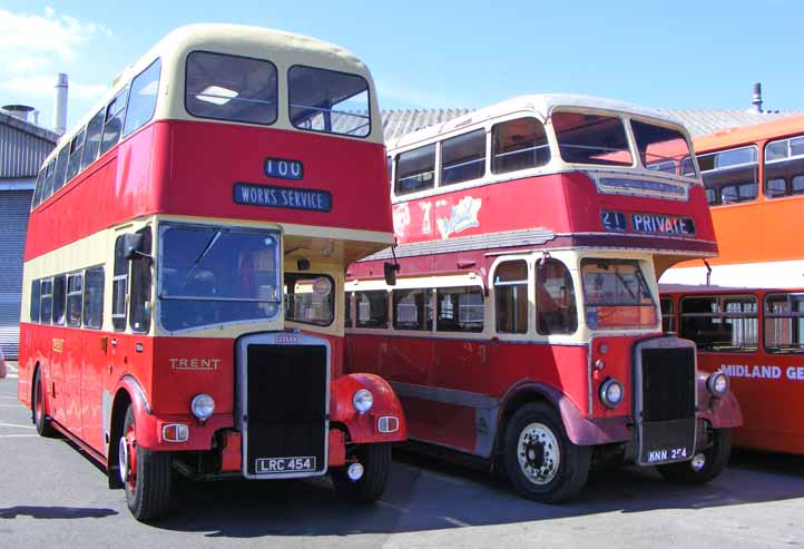 Trent 1054 & Barton 580 Leyland Titans